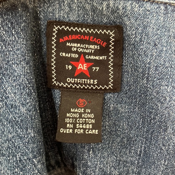 Vintage American Eagle Denim Shirt Jacket - Picture 13 of 13